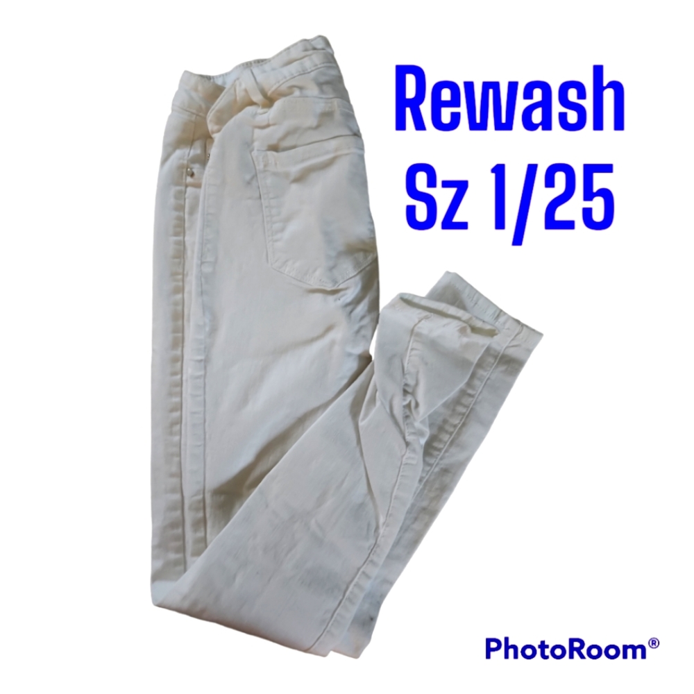 Rewash white jeans